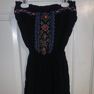 Target Black Patterned Romper